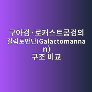 구아검·로커스트콩검의 갈락토만난(Galactomannan) 구조 비교 2 eab5acec9584eab280c2b7eba19cecbba4ec8aa4ed8ab8ecbda9eab280ec9d98 eab088eb9dbded86a0eba78ceb829cgalactomannan eab5aceca1b0 ebb984eab590 1788131223